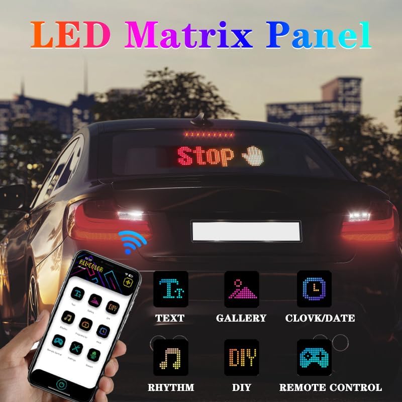Динамичен LED дисплей Devil Eyes 60x12см