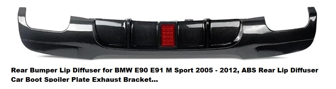 Дифузьор задна броня F1 BMW 3 E90 2005-2011
