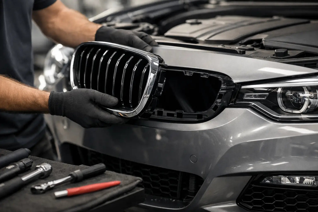 Как се сменя бъбрек решетка на BMW стъпка по стъпка