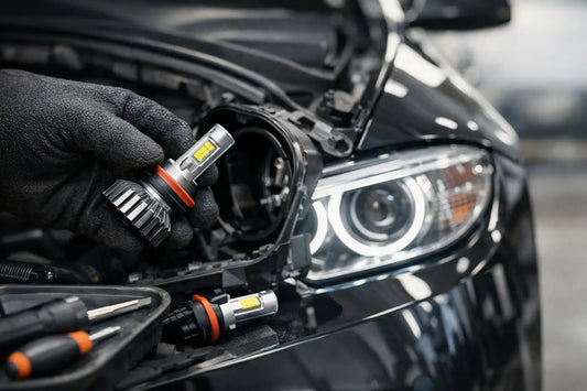 Монтаж на LED крушки: точните стъпки за BMW