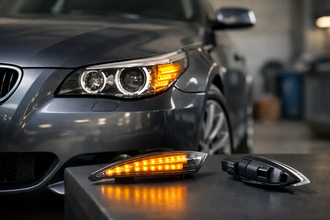 Лед мигачи за BMW E60 - как да избереш