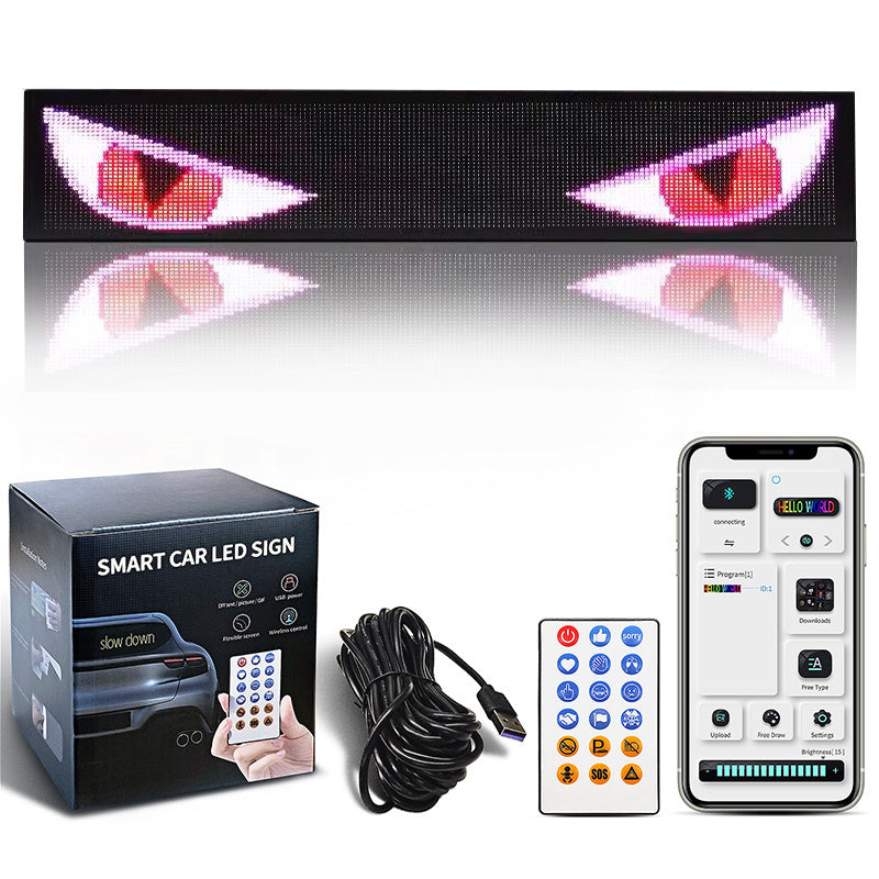 Динамичен LED дисплей Devil Eyes 60x12см