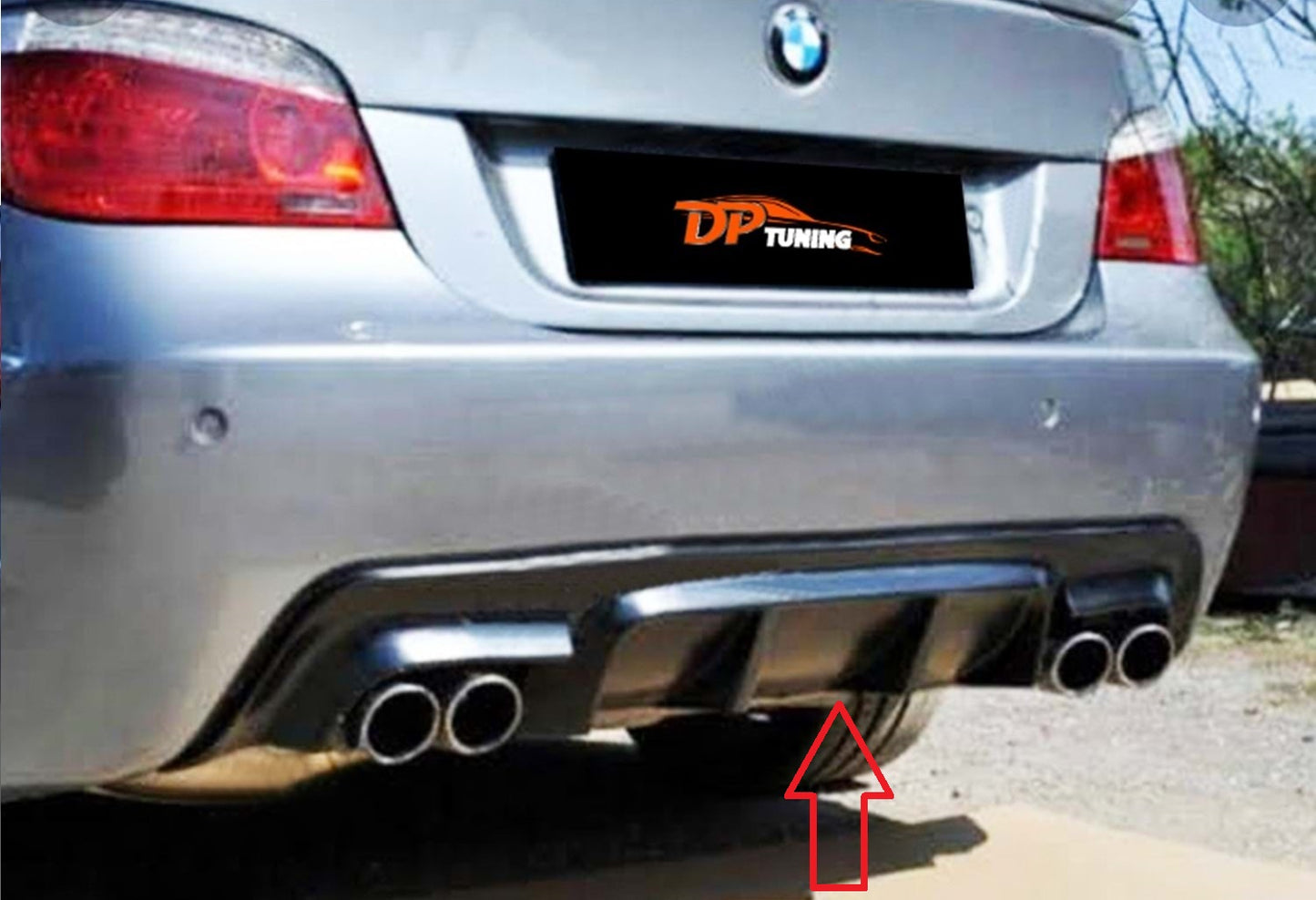 Дифузьор задна броня BMW М5 E60 2003-2010