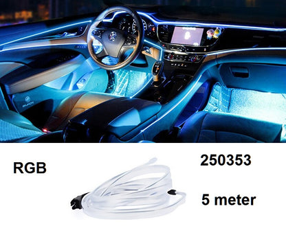 Амбиентно осветление 5м. LED RGB 8 цвята