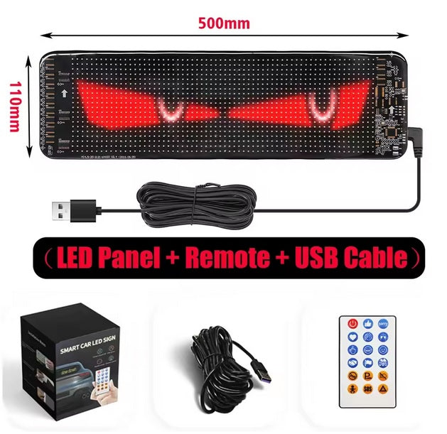 Динамичен LED дисплей Devil Eyes 60x12см