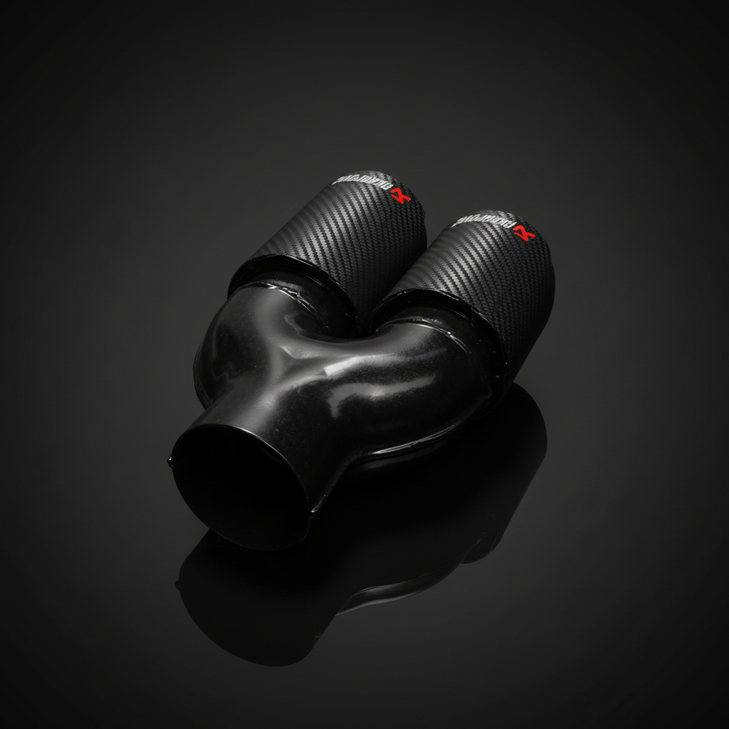 Карбонов накрайник за ауспух Akrapovic (ляв)
